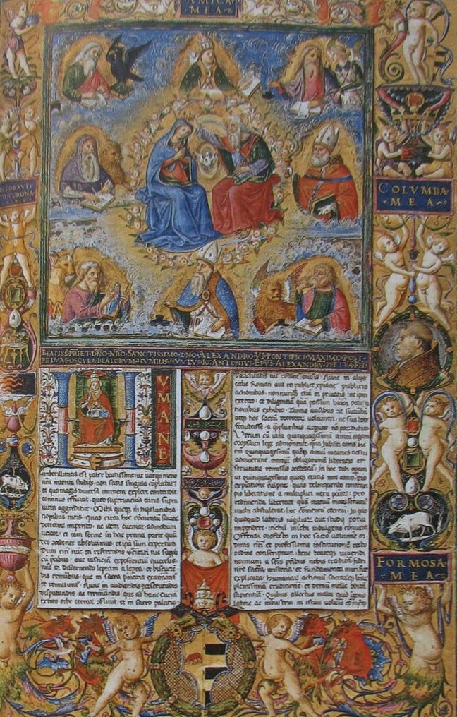 Incoronazione della Vergine con i Dottori della Chiesa e gli Evangelisti