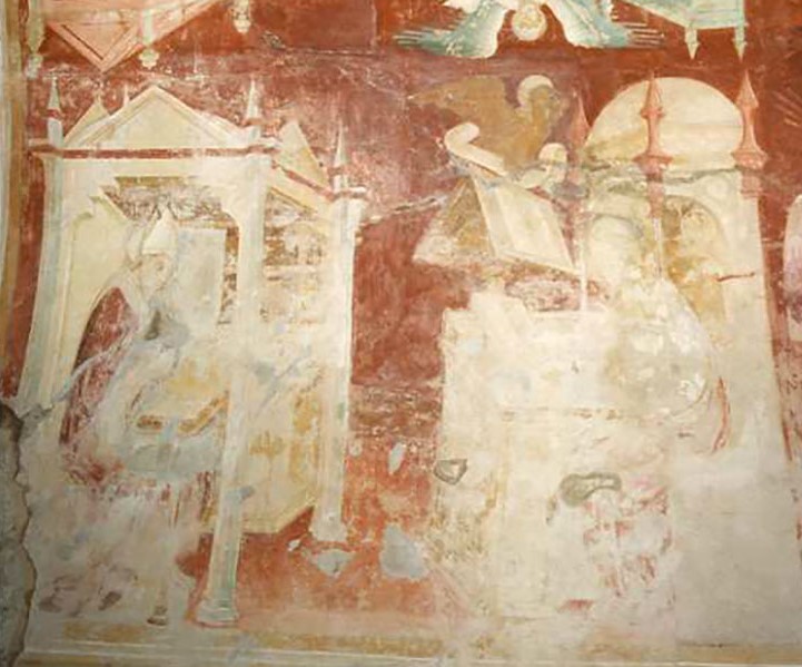 Sant'Agostino e san Giovanni Evangelista