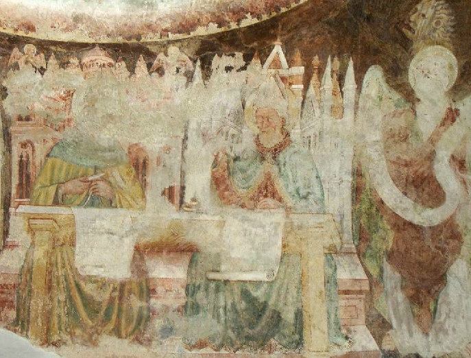 San Luca e San Marco con Sant'Ambrogio e Sant'Agostino