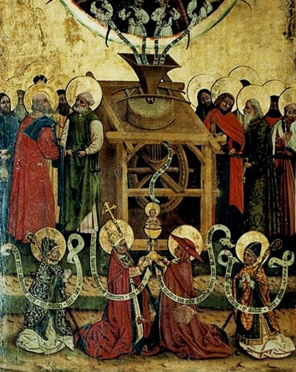 Il torchio mistico con i Dottori della Chiesa