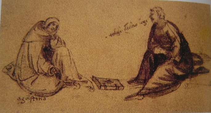 Agostino e la scena del Tolle lege nel giardino di Milano