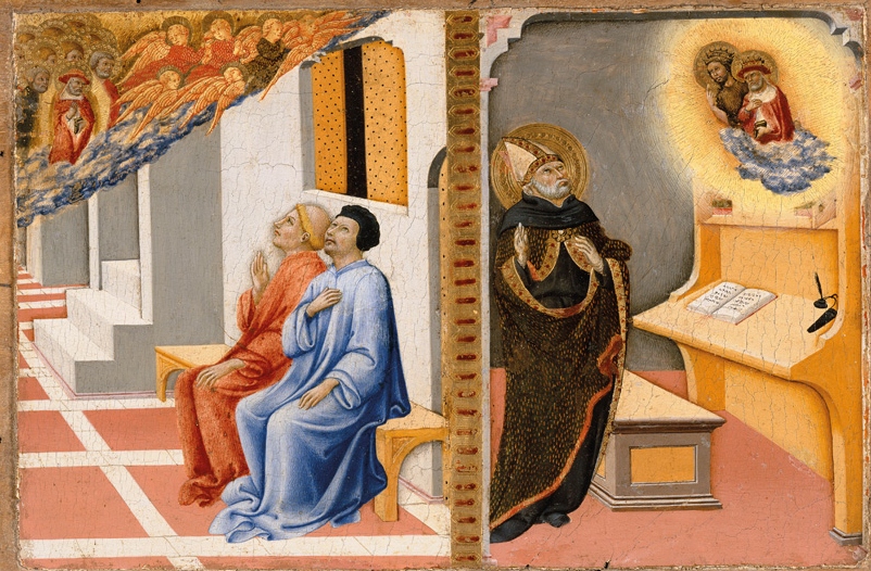 San Girolamo appare a Sulpicio Severo e a sant'Agostino