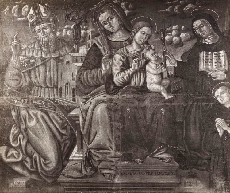 Sant'Anna, la Madonna con Gesù Bambino, e i santi Agostino, Monica e Nicola da Tolentino