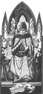 Sant'Agostino consegna la Regola