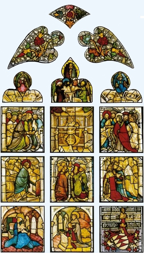 Torchio mistico con i Dottori della Chiesa