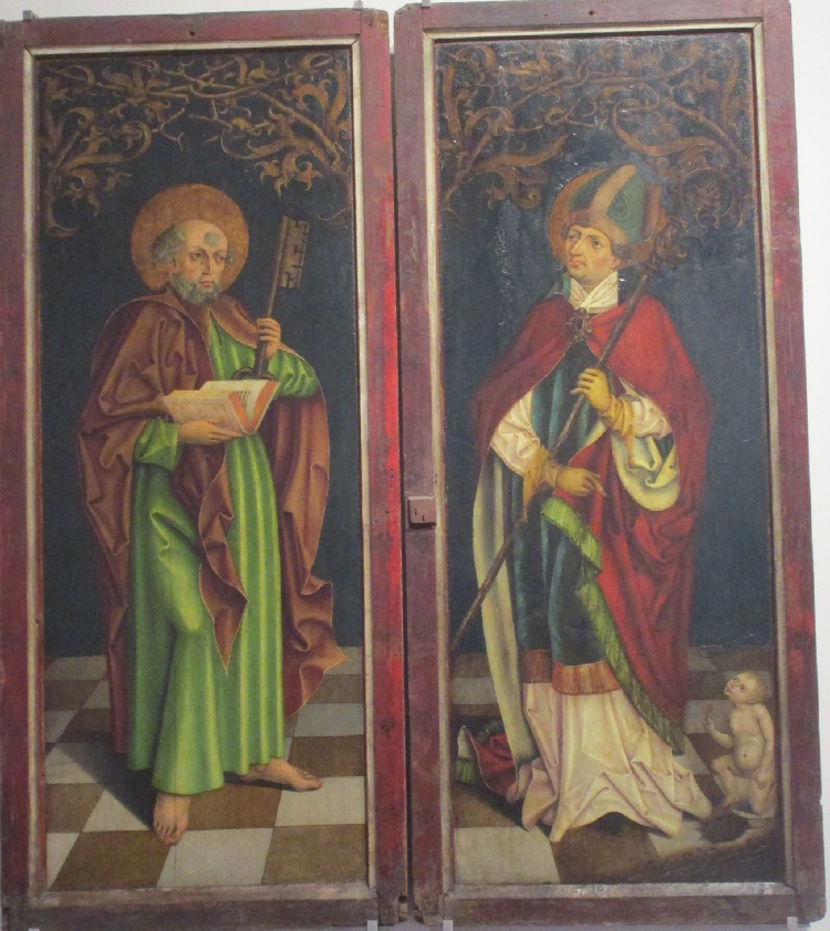 San Pietro e sant'Agostino con il bambino sulla spiaggia
