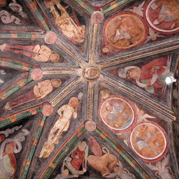 Agostino vescovo con i Dottori della Chiesa