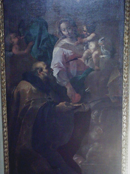 Sant' Agostino, la vergine e il Bambino di Filippo Abbiati