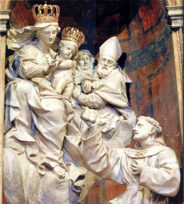 La Vergine in trono con Agostino, Monica e san Nicola da Tolentino