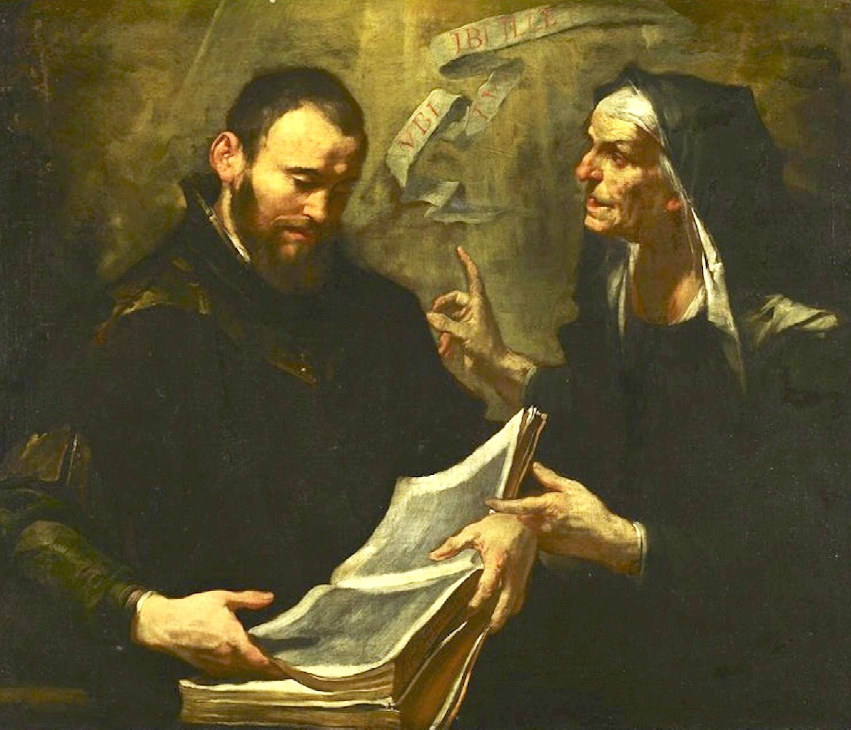 Santa Monica e sant'Agostino di Assereto Gioachino