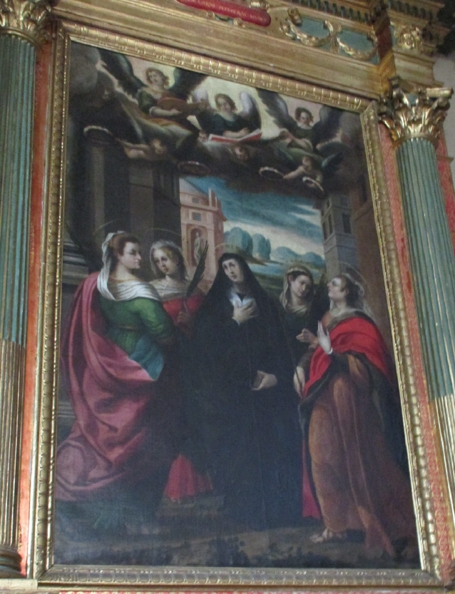 Santa Monica e le Sante Vergini e Martiri Regina, Vittoria, Maura e Fosca