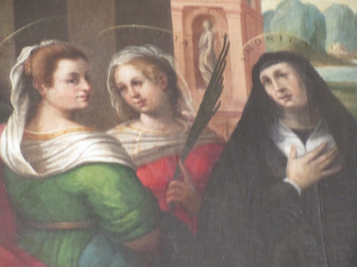 Santa Monica e le Sante Vergini e Martiri Regina e Vittoria