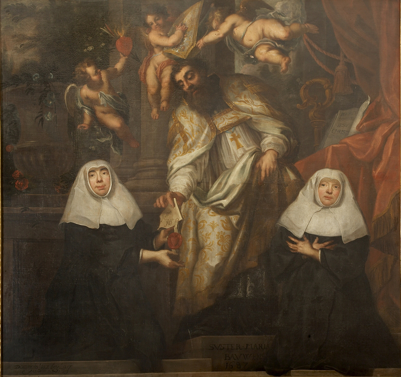 Sant'Agostino consegna la regola alle Suore