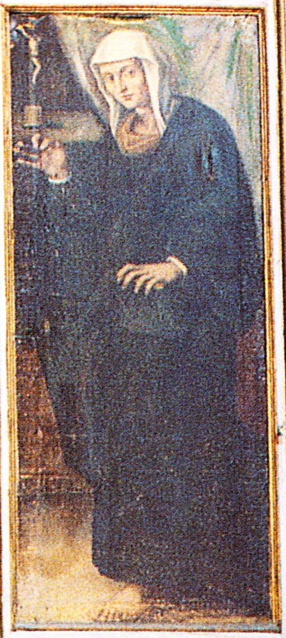 Pala della Madonna del Soccorso: particolare di Monica