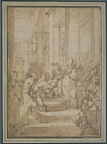 Battesimo di Agostino a Milano