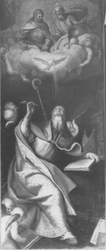 Agostino contempla la Trinità