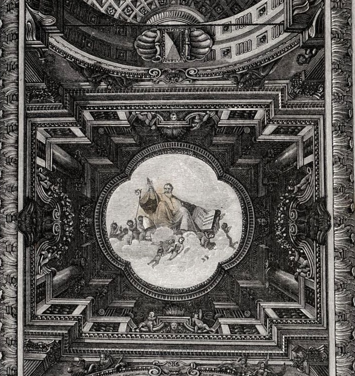 Sant'Agostino in gloria del Maestro Ferdinando Galli detto il Bibiena