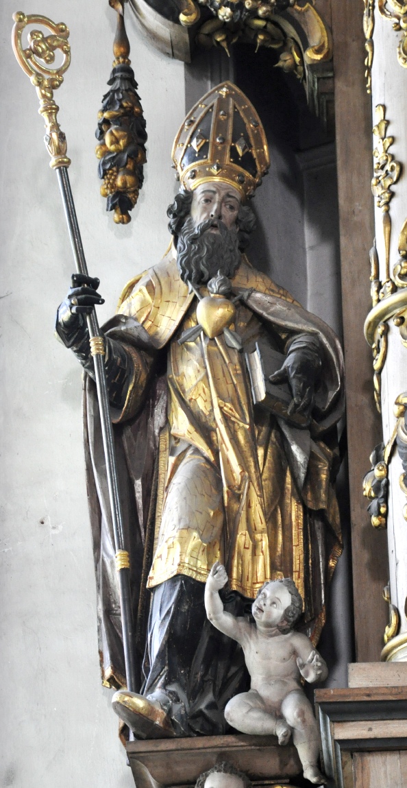 Sant'Agostino vescovo e cardioforo