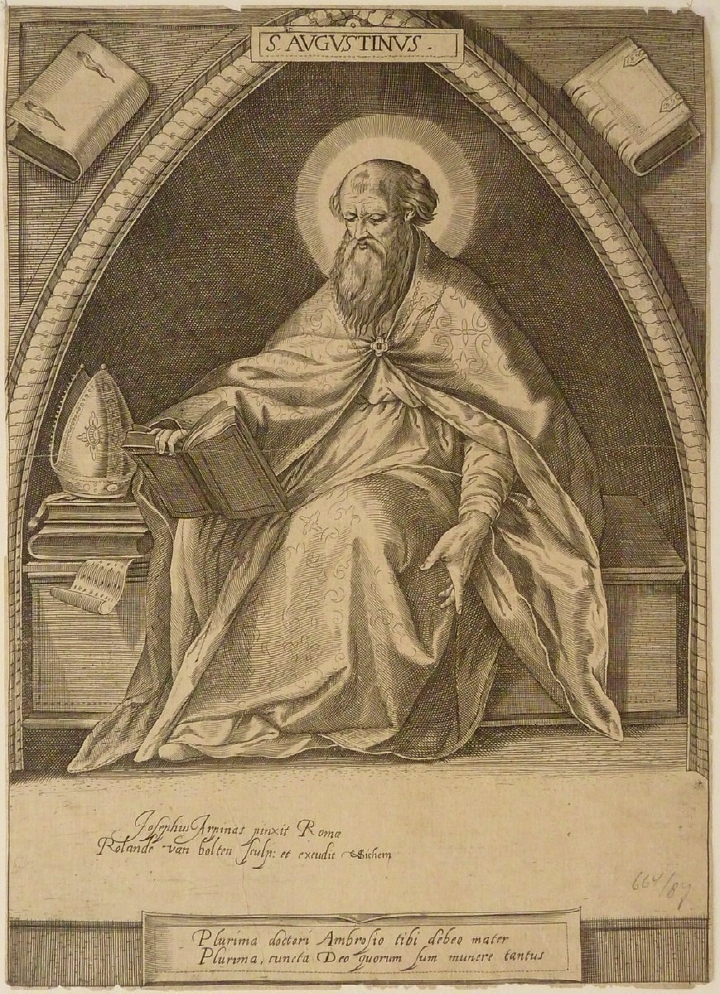 Sant'Agostino nel suo studio