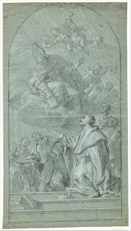 Agostino dona la regola ai monaci