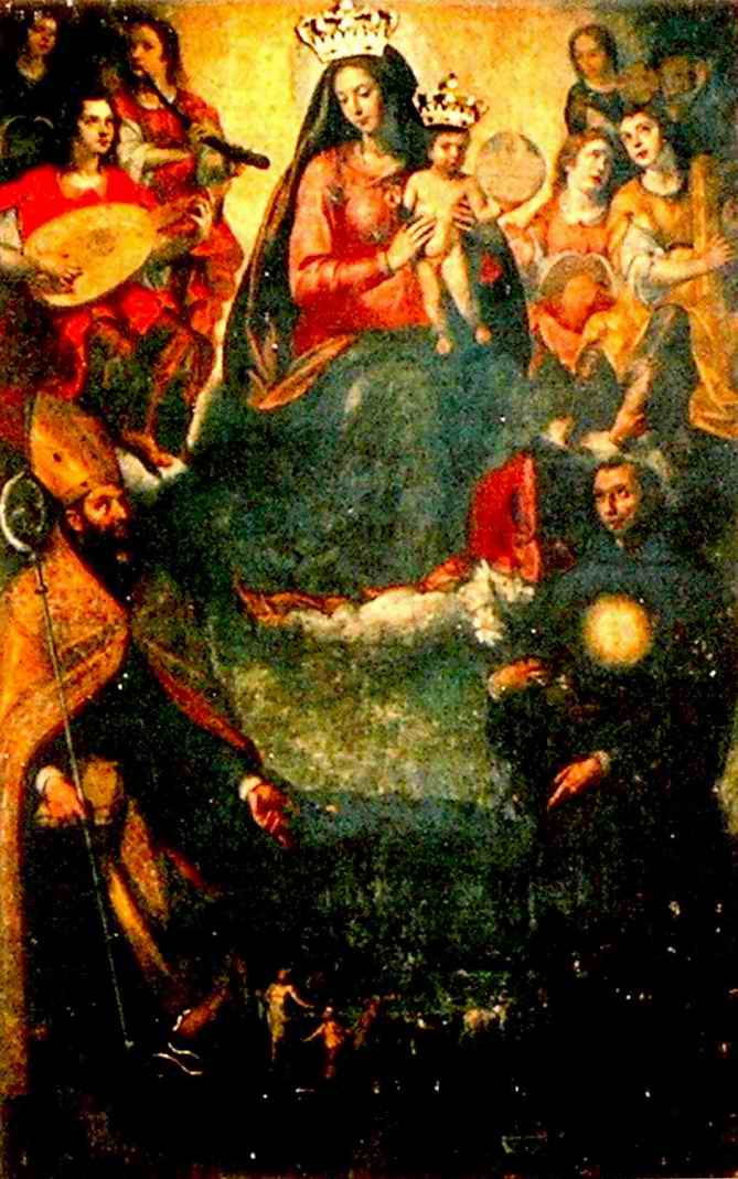 Madonna in trono con il Bambino tra i santi Agostino e Nicola