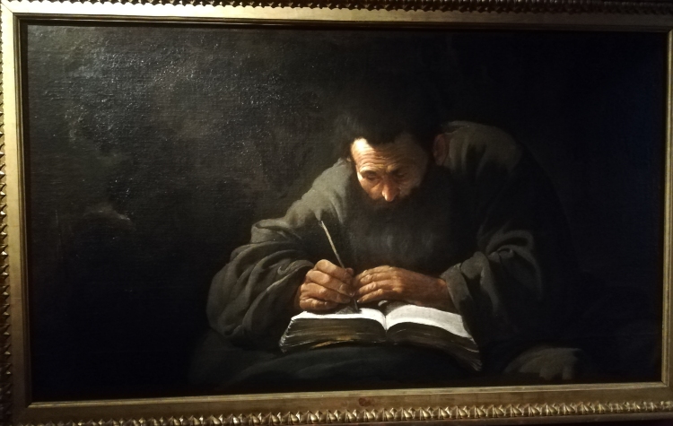 Sant'Agostino che scrive
