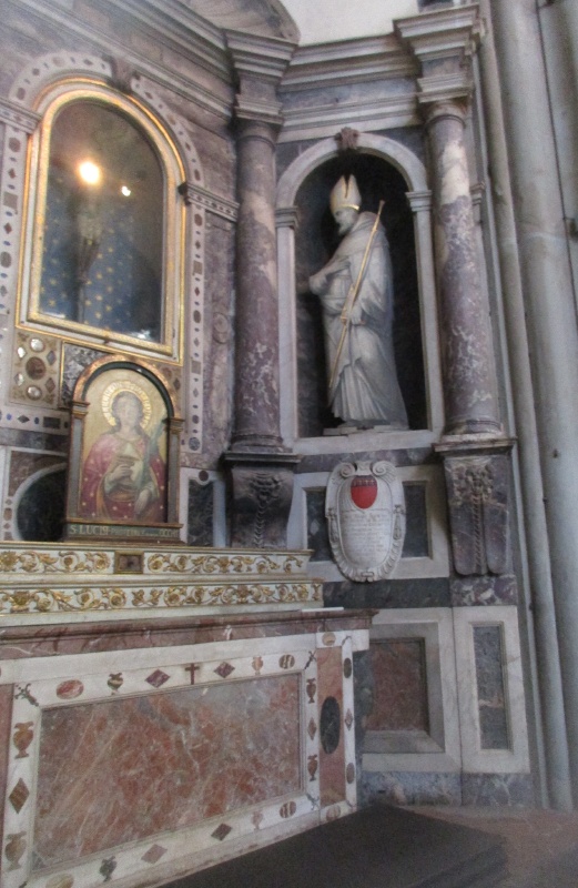 Agostino vescovo nella Cappella De Rossi
