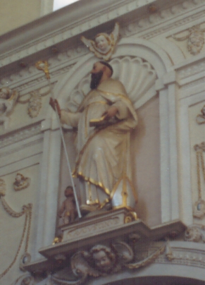Agostino vescovo a Burgusio in Val Venosta, abbazia di Monte Maria