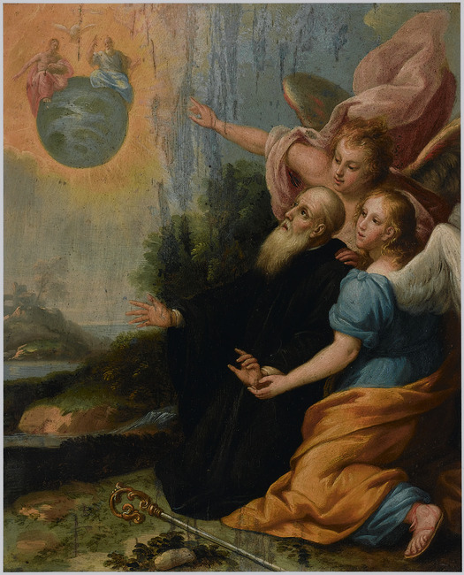 Sant'Agostino contempla la vera natura della Santissima Trinità in una visione