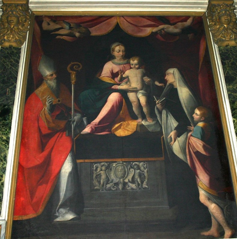 Madonna fra San Gottardo e Santa Monica con il piccolo Agostino