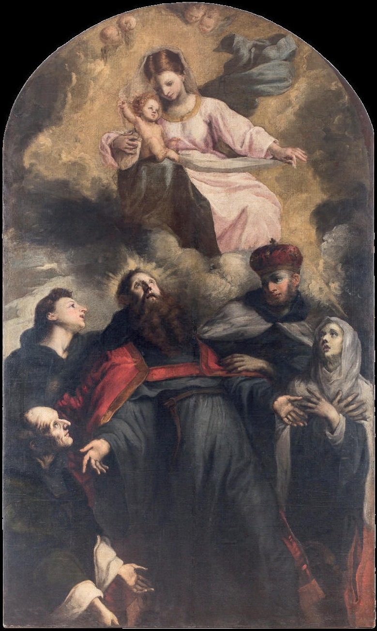 L'estasi di Sant'Agostino e altri santi