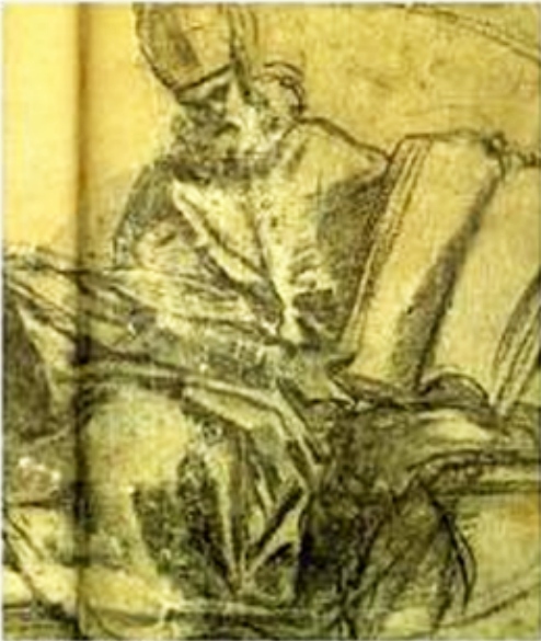 Agostino vescovo e Dottore della Chiesa di Giacomo Cavedone
