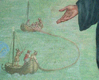 Particolare delle barche dei pescatori
