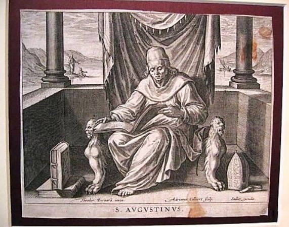 Sant'Agostino e il mistero della Trinità di Adrian Collaert