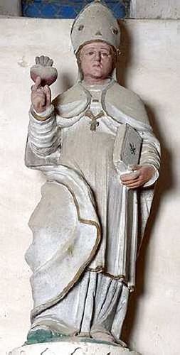 Sant'Agostino vescovo e cardioforo