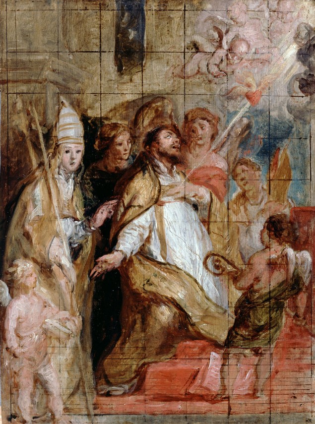 Agostino ferito dall'amore di Cristo