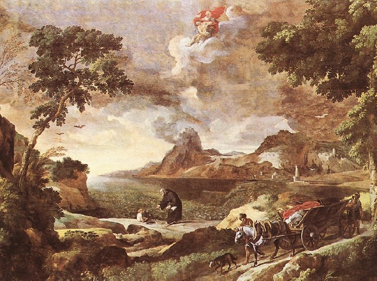 Sant'Agostino e il bambino sulla spiaggia