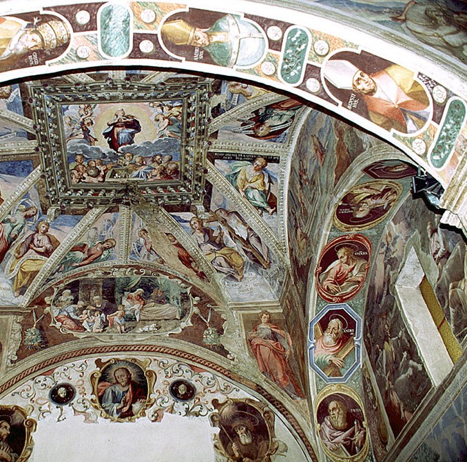 Sottarco con i Dottori della Chiesa