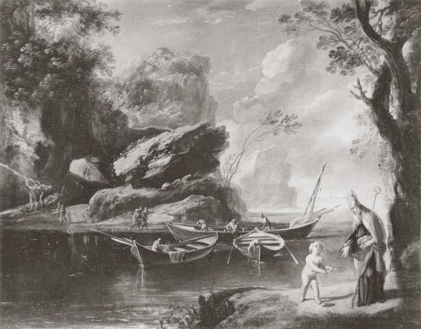 Sant'Agostino e il bambino sulla spiaggia