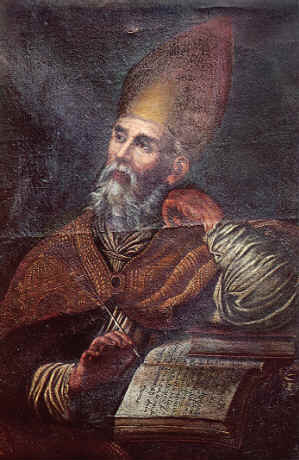 Sant'Agostino scrive il De Trinitate