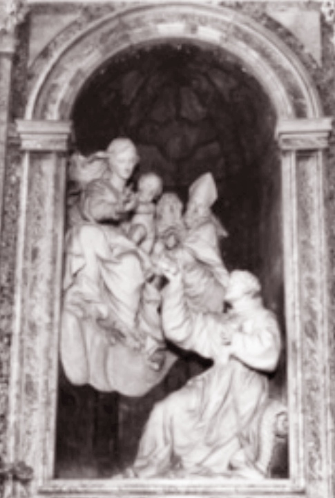 Madonna con il Bambino, Agostino e Monica che appaiono a San Nicola da Tolentino