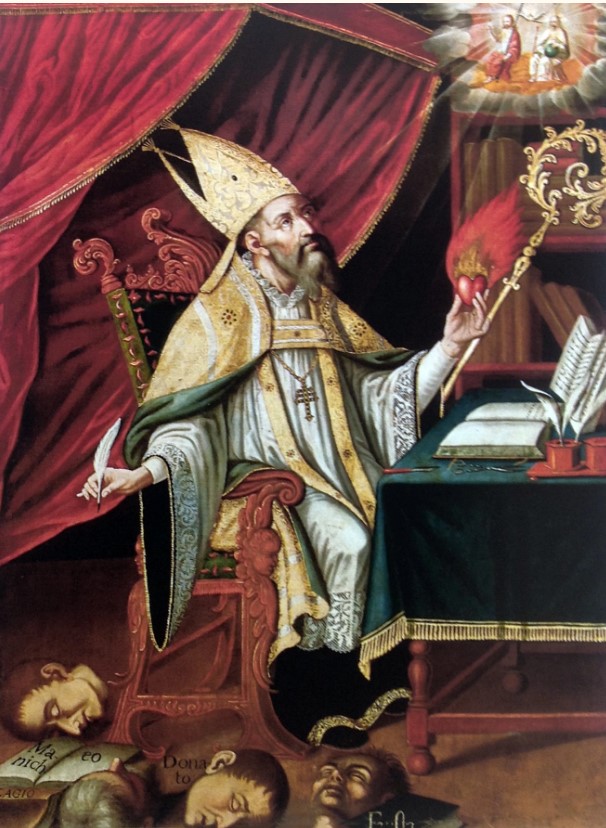 Agostino con il cuore fiammante abbatte manichei e donatisti