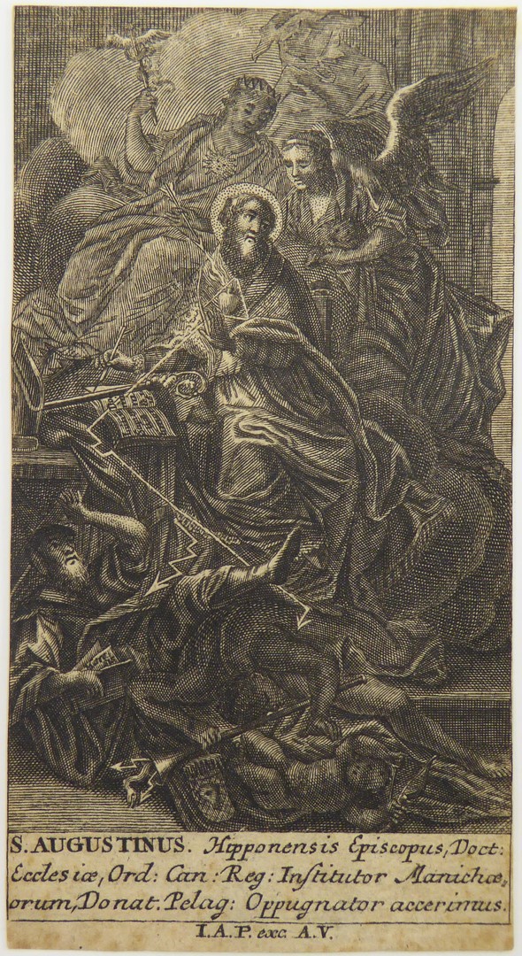 Agostino abbatte le eresi