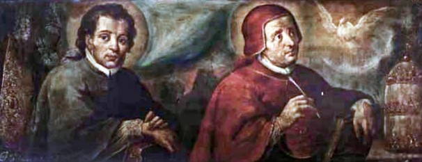Agostino e san Gregorio