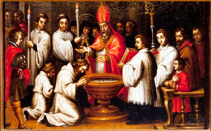 Battesimo di Agostino a Milano