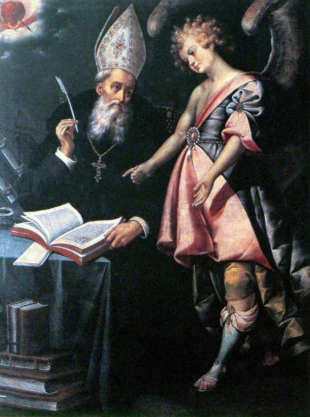 Sant'Agostino e l'angelo