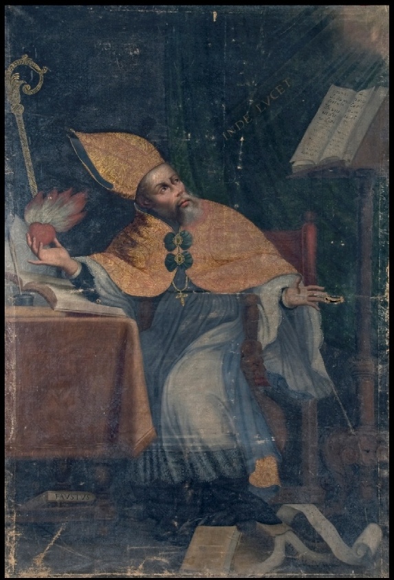 Agostino cardioforo nel suo studio