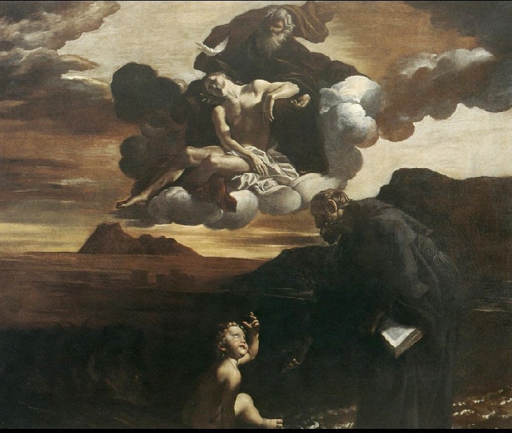 Agostino medita il mistero della Trinità