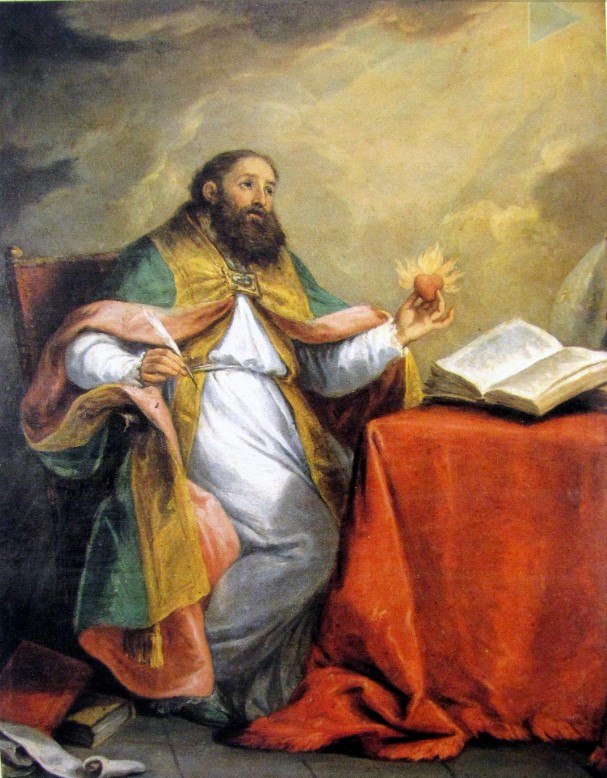 Agostino cardioforo nel suo studio