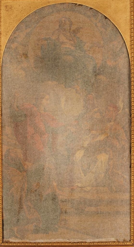 Immacolata Concezione con san Giovanni Evangelista e i santi, Gregorio, Giovanni Crisóstomo e Agostino